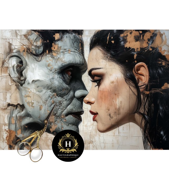 Papel De Seda Dia de os namorados Bride de Frankenstein (Criador carregado)