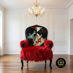 Papel De Seda Dia de os namorados Decoupage Bride Frankenstein