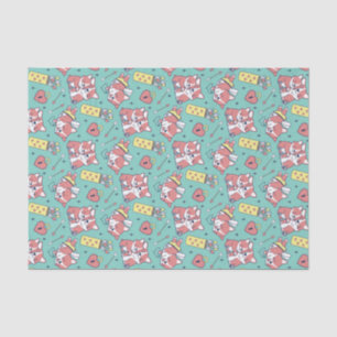 Papel De Seda Dia de os namorados Padrão de Seta do Arco Cupido 