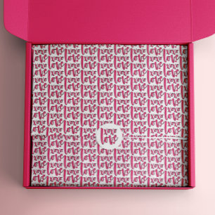 Papel De Seda Dia de os namorados XOXO LOVE