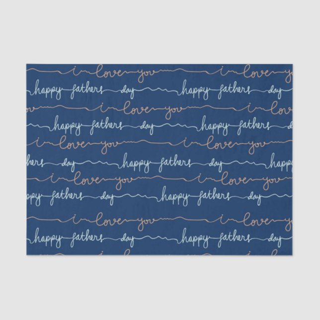 Papel De Seda Dia de os pais Feliz (Frente )