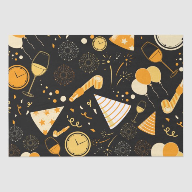 Papel De Seda Dia do ano novo (Frente )