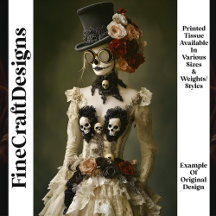 Dia Dos Mortos Steampunk Feminino R9 Decoupage