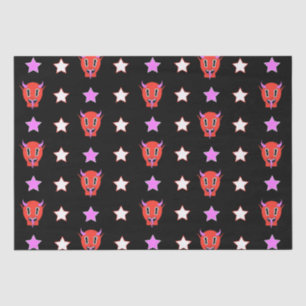 Papel De Seda Diabo e Estrelas