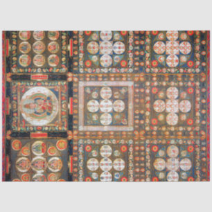 Papel De Seda Diagrama Cósmico de Mandala para a Meditação