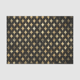 Papel De Seda Diamante Dourado gótico