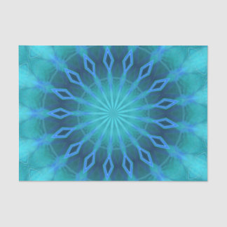 Papel De Seda Diamantes azuis