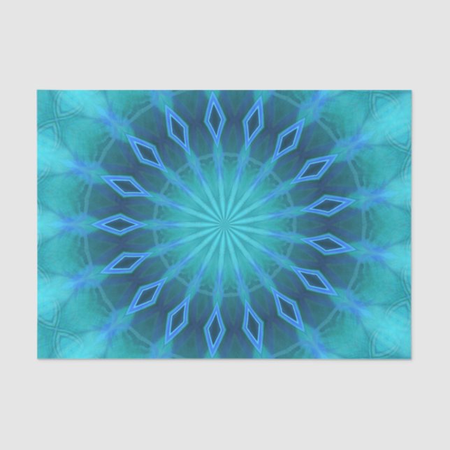 Papel De Seda Diamantes azuis (Frente )