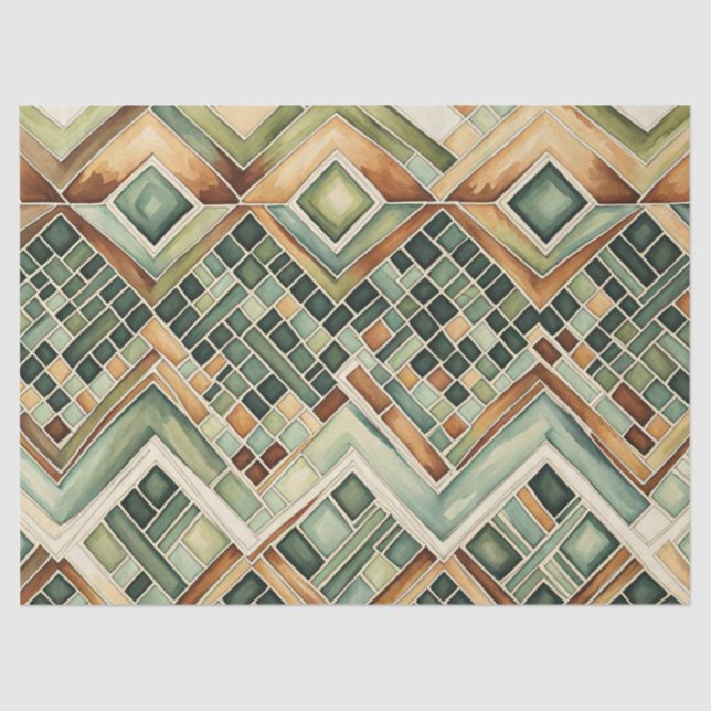 Papel De Seda Diamond Mosaic Harmony (Frente )