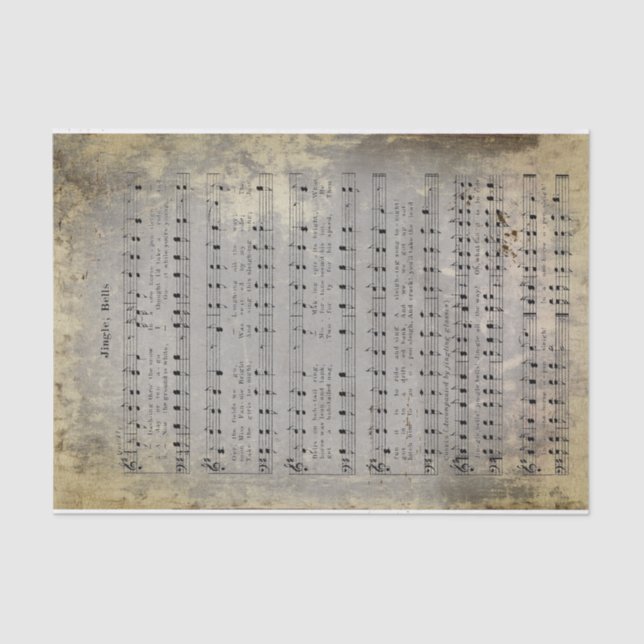 Papel De Seda Diário de Lixo - Sinos de dobras de popa (Frente )