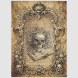 Papel De Seda Diário Gótico da Série Design 6