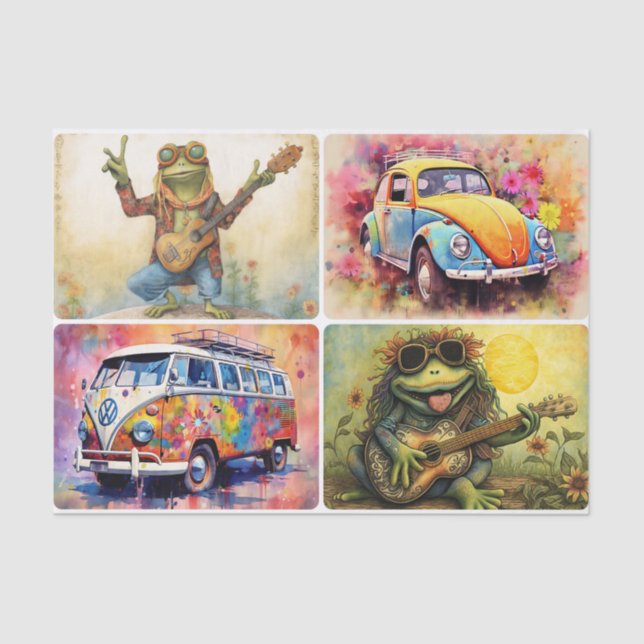 Papel De Seda Dias de Groovy (Frente )