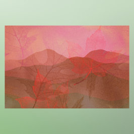 Papel De Seda Dica de queda no vermelho-ar e Dourado