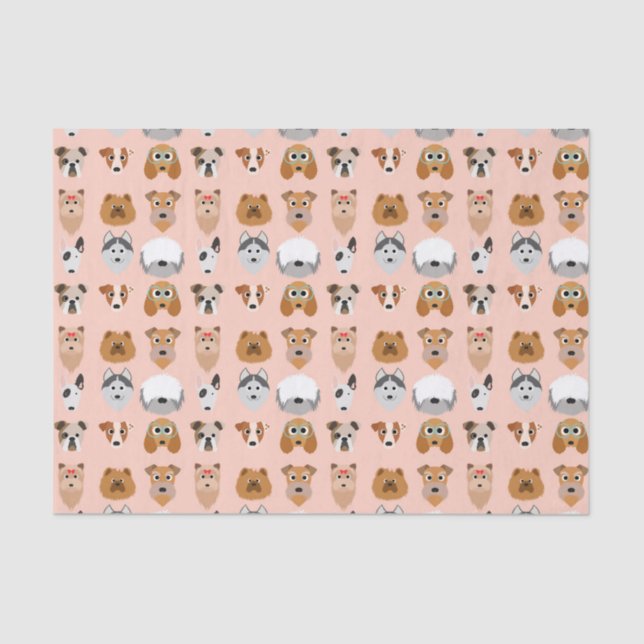 Papel De Seda Diggity Do Dog (Frente )