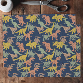 Papel De Seda Dinossauros