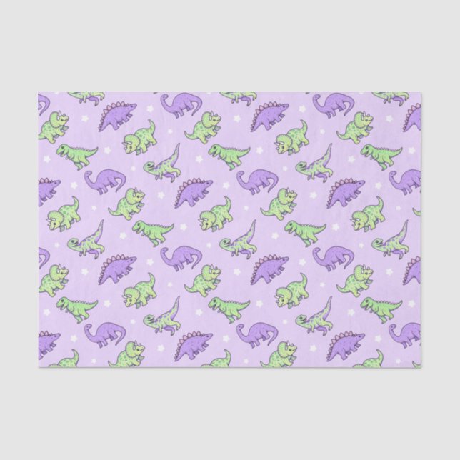 Papel De Seda Dinossauros (Frente )