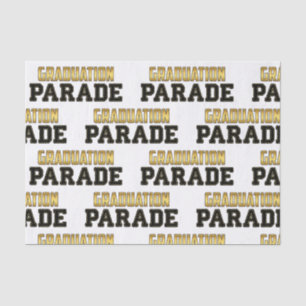 Papel De Seda Dirija por Parada de Graduação