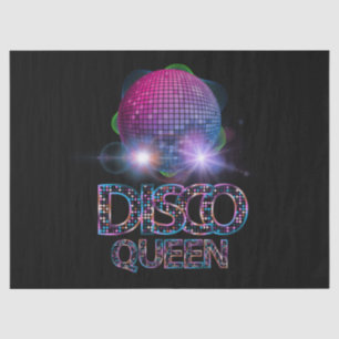 Papel De Seda Disco Queen - Anos setenta Vintage da Disco Themed