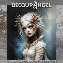 Papel De Seda Discussão da Rainha Gótica do Inverno