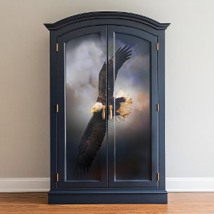 Papel De Seda Discussão da Rainha Guerreira de Águia Balda Voado