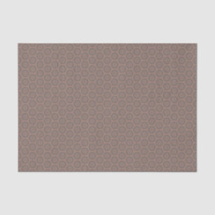 Papel De Seda Dismal Mocha Mousse Floral Western Folk Noir