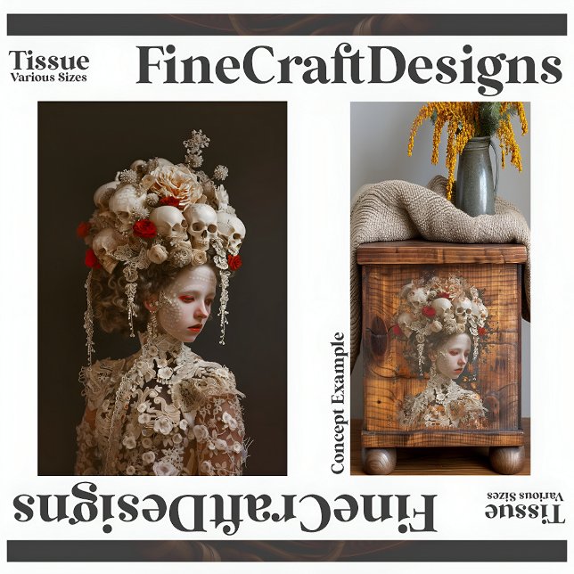 Papel De Seda Dissociação Avant Garde Gothic Elegant Bride A7R (Criador carregado)