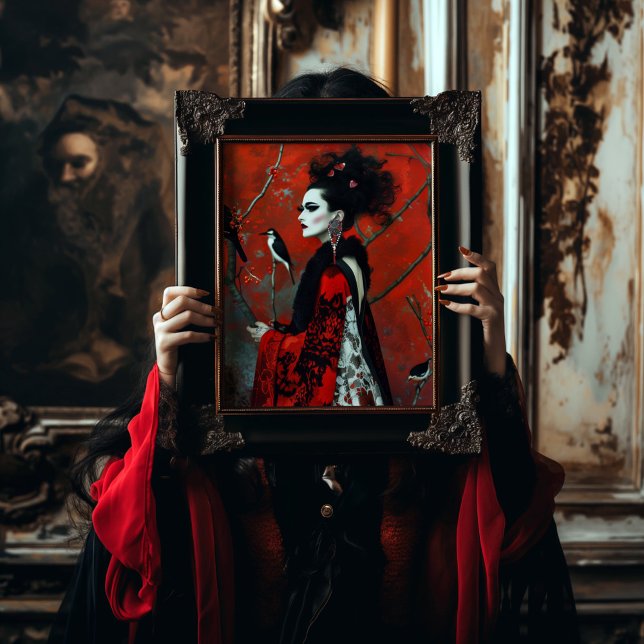 Papel De Seda Dissociação da Moda Gótica do dia de os namorados (Criador carregado)