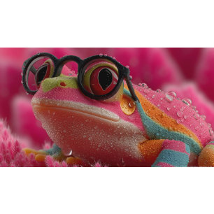 Papel De Seda Dissociação da onda de calor rosa quente do Sapo