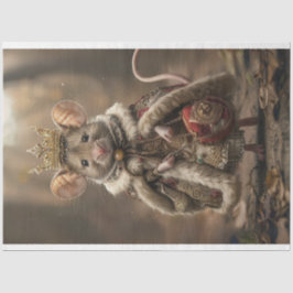 Papel De Seda Dissociação da Rainha do Rato Vintage Whimsic