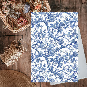 Papel De Seda Dissociação da Vintagem Floral Francesa de Ramais