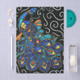 Papel De Seda Dissociação das aves de giz de giz de pássaro