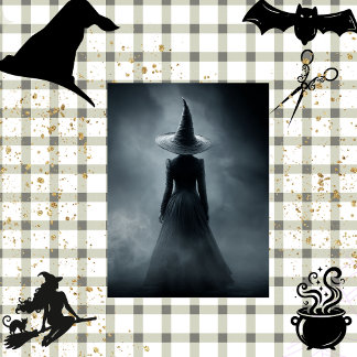 Papel De Seda Dissociação das bruxas bichas Silhouette Halloween