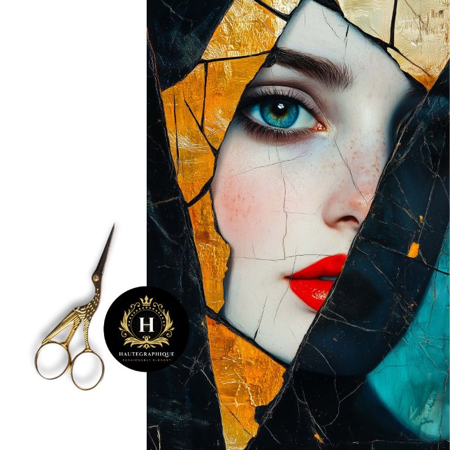 Papel De Seda Dissociação de Abstrato de Reflexão Quebrada (Criador carregado)