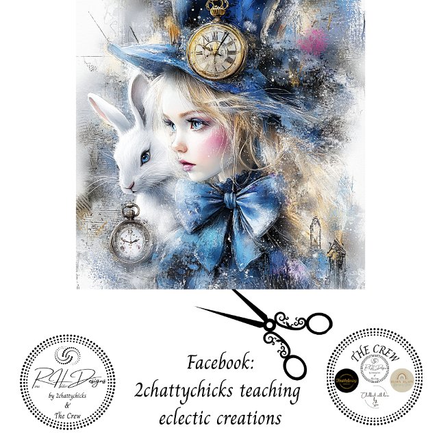 Papel De Seda Dissociação de Alice Adventure e Rabbit (Criador carregado)