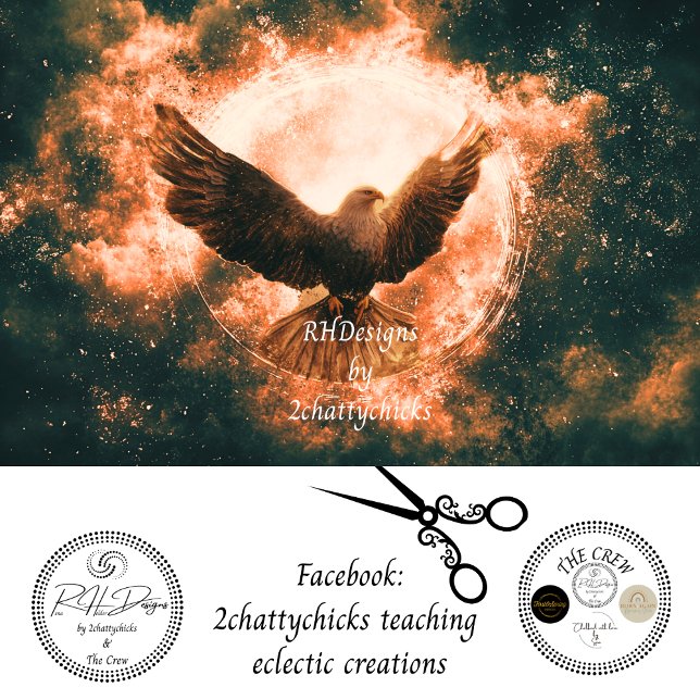 Papel De Seda Dissociação de Asas de Águia Cósmica Atmosfera Esp (Criador carregado)