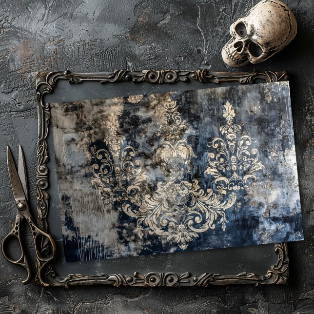 Papel De Seda Dissociação de Casamento Gótico Floral do Ornament (Criador carregado)