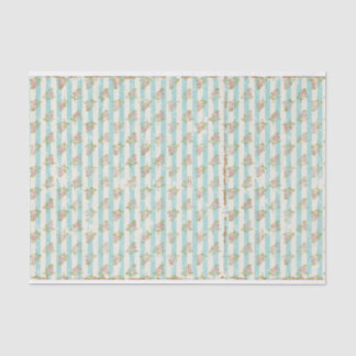 Papel De Seda Dissociação de Chiques Floral Vintage