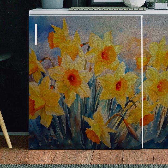 Papel De Seda Dissociação de Daffodils Primavera Amarelo (Criador carregado)
