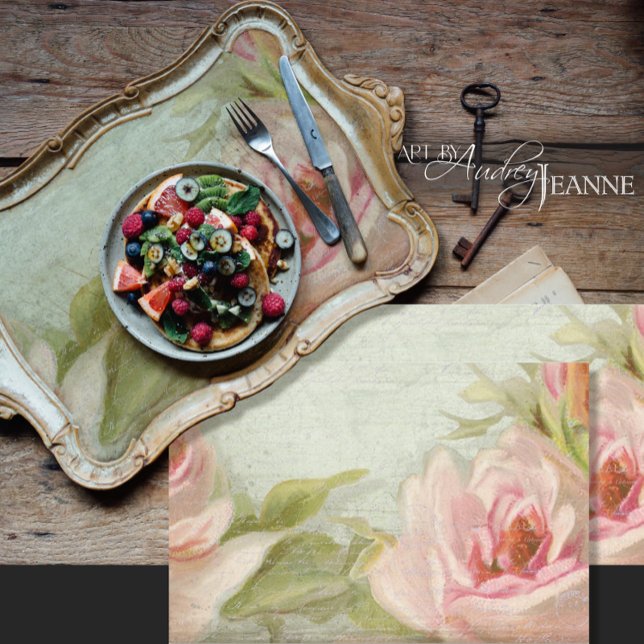 Papel De Seda Dissociação de Ephemera, Script Ephemera, Rosa Ele (Criador carregado)