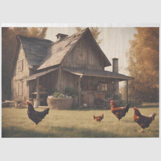 Papel De Seda Dissociação de frango russo de 18 lb