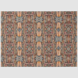 Papel De Seda Dissociação de Madeira Esculpida em Faux Russo