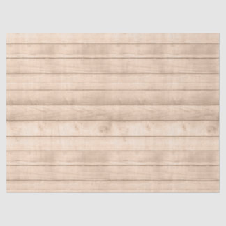 Papel De Seda Dissociação de Madeira Rustic Tan