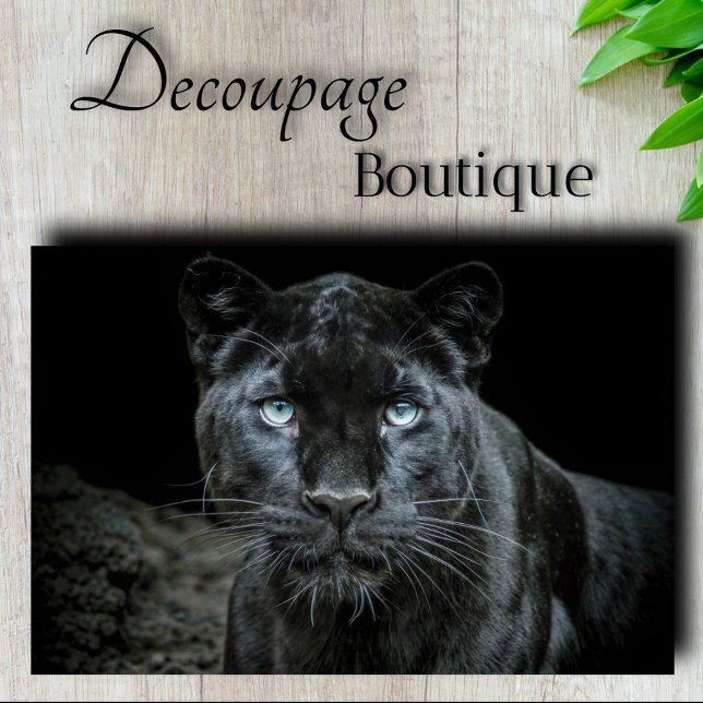 Papel De Seda Dissociação de Olhos Obsidianos (Obsidian Eyes Decoupage Tissue Paper)