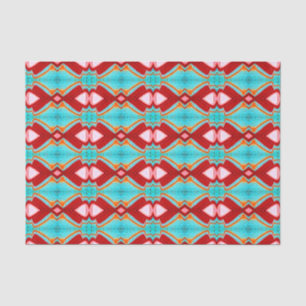 Papel De Seda Dissociação de padrão de arte vermelho-claro, c