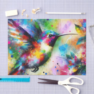 Papel De Seda Dissociação de pássaros-marinhos coloridos