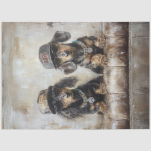 Papel De Seda Dissociação de Rappers de Dachshund