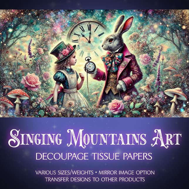 Papel De Seda Dissociação de Relógios de Terra Maravilha de Alic (Criador carregado)