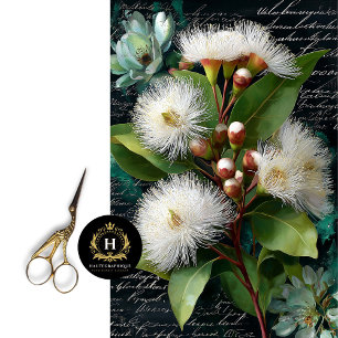 Papel De Seda Dissociação do brilho branco e do florete da Magno