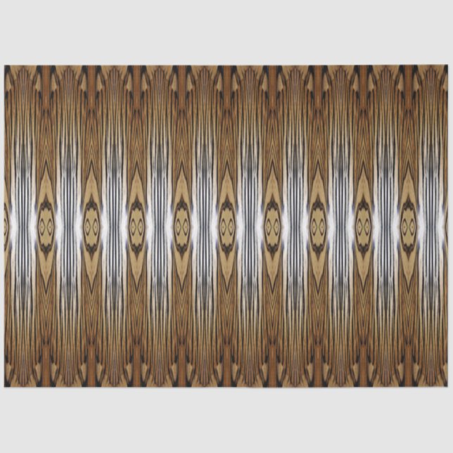 Papel De Seda Dissociação do Design Abstrato de Peles Tigre (Frente )