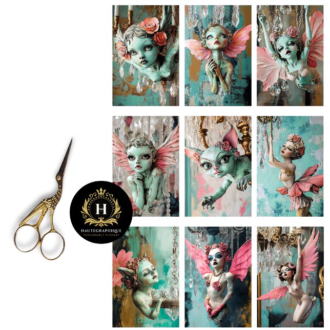 Papel De Seda Dissociação do Diário de Lixo Gótico Whimisical (Criador carregado)